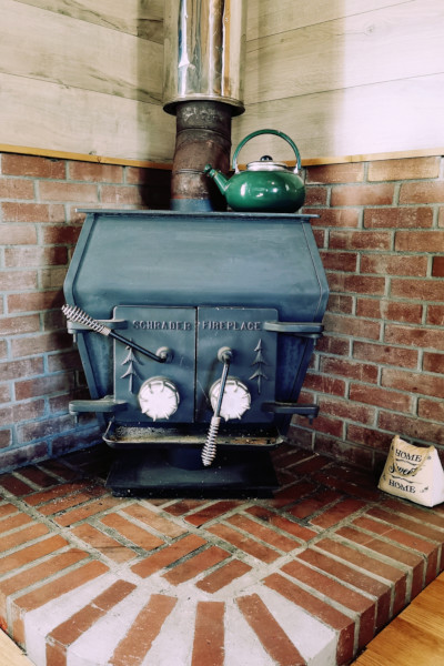 Cozy wood stove