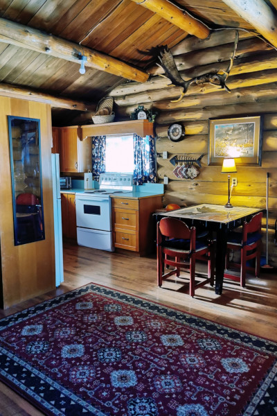 Living area with dining