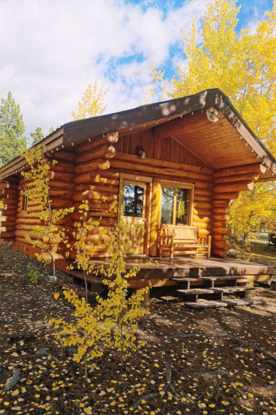 Mt. Kappan log cabin